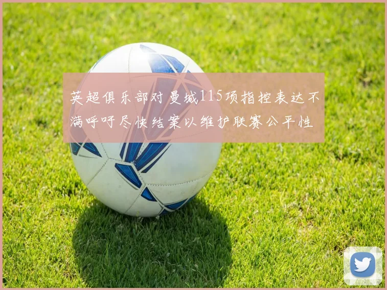 英超俱乐部对曼城115项指控表达不满呼吁尽快结案以维护联赛公平性